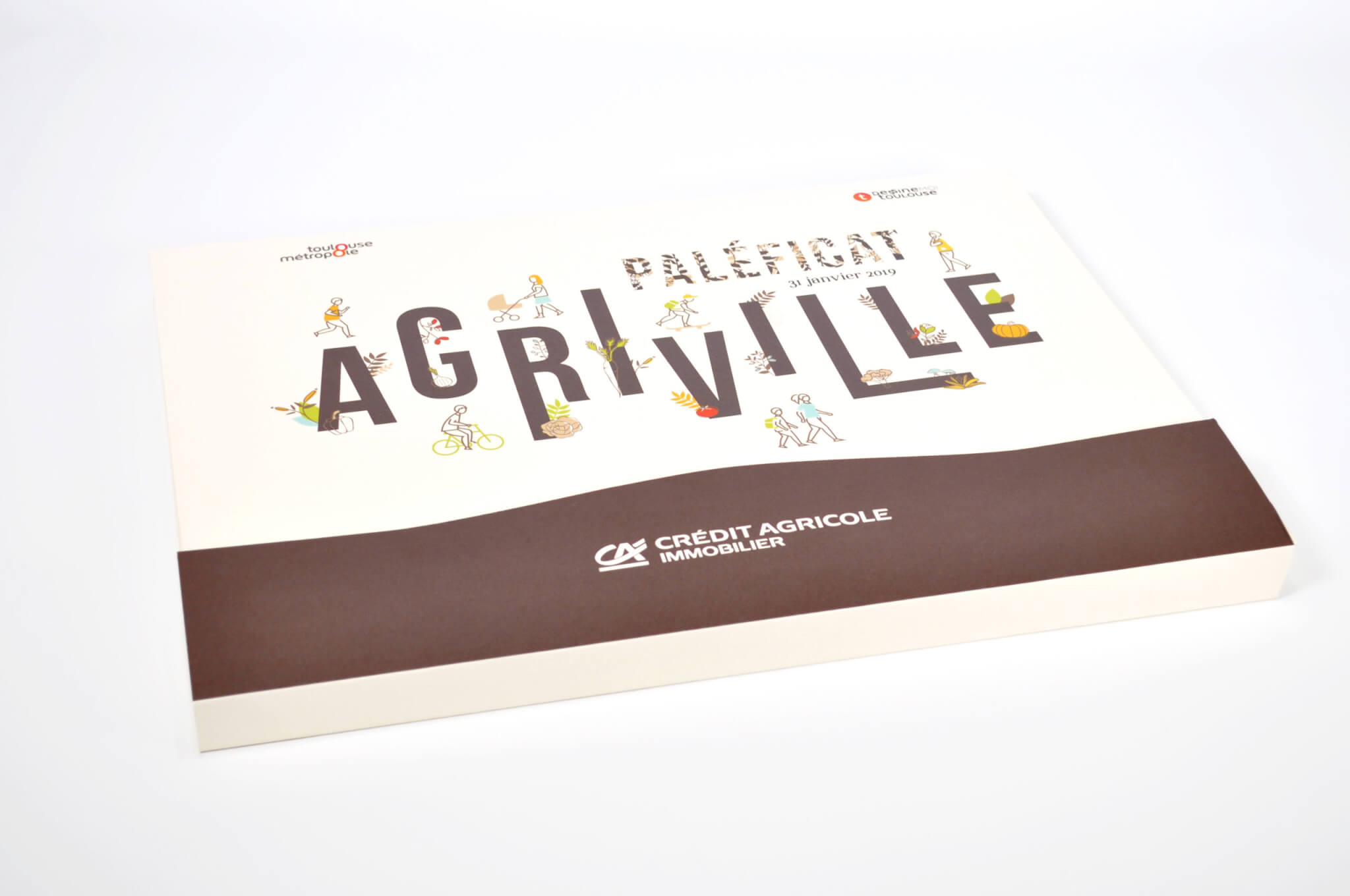 Coffret de candidature personnalisé pour réponse à appel d'offre - Lauréat du concours - Agriville de Crédit Agricole